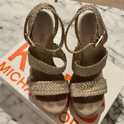 michael michael kors juniper espadrille pumice patent 